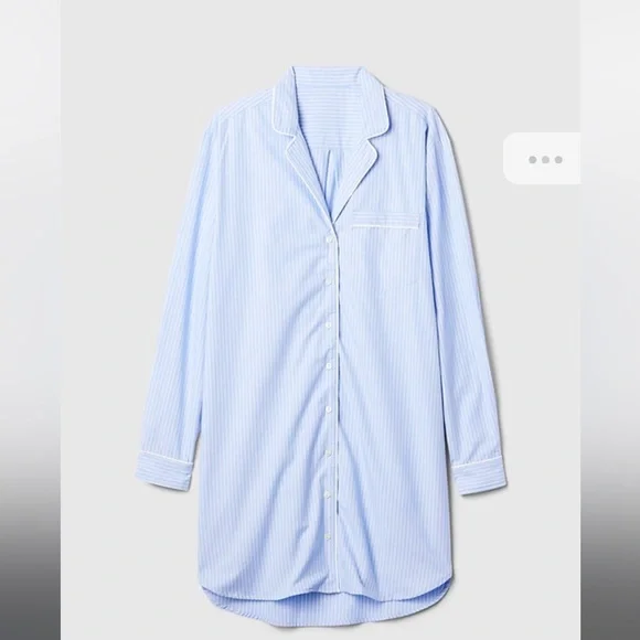 GapBody Poplin PJ Shirtdress size med w/ tags - Picture 10 of 10